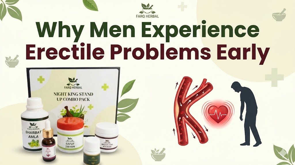 Why Men Experience Erectile Problems Early